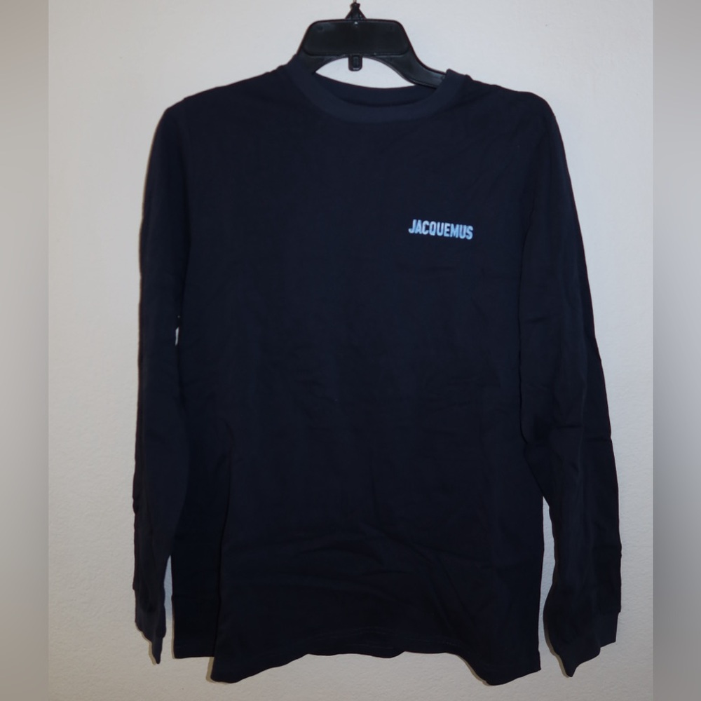 Jacquemus Dark Blue Crew Neck Top